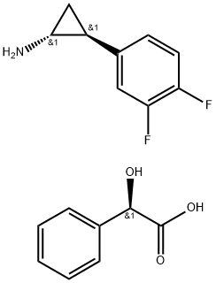 (1R,2S)-2-(3,4-difluorofenil)ziklopropanamina (2R)-hidroxi(fenil)etanoatoa
