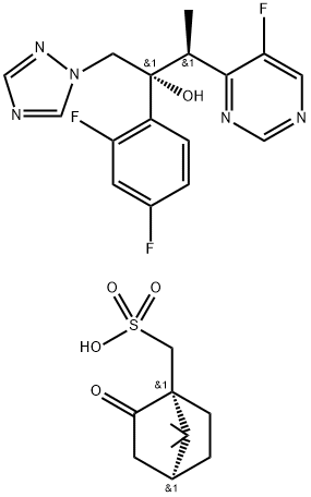 (2R,3S)-2-(2,4-Difluorofenil)-3-(5-fluoropiriMidin-4-il)-1-(1H-1,2,4-triazol-1-il)-2-butanol L (-)-KaMforsulfonatoa
