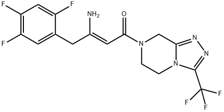 (2Z)-4-Oxo-4-[3-(trifluorometil)-5,6-dihidro-[1,2,4]triazolo[4,3-a]pirazina-7(8H)-il]-1- (2,4,5-trifluorofenil)but-2-en-2-amina
