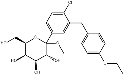 (3R,4R,5R,6S)-2-(acetoximetil)-6-(4-kloro-3-(4-etoxibenzil)fenil)tetrahidro-2H-piran-3,4,5-triil triazetatoa