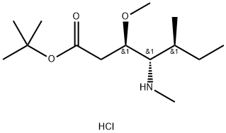 (3R,4S,5S)-tert-butil 3-metoxi-5-metil-4-(metilamino)heptanoato hidrokloruroa