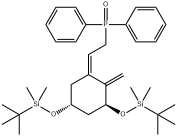[3S-(1Z,3a,5b)]-[2-[3,5-Bis[[(tert-butil)dimetilsilil]oxi]-2-metilenziklohexilideno]etil]difenilfosfina oxidoa