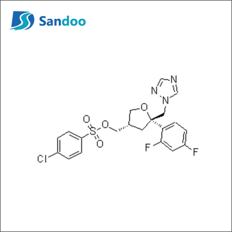 (3S-Cis)-4-Klorobentzenosulfonikoa Azido [5-(2,4-Difluorofenil)Tetrahidro-5-(1H-1,2,4-Triazol-1-Ylmetil)-3-Furanil]metil Esterra
