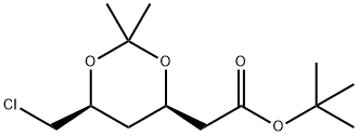 (4R-cis)-6-klorometil-2,2-dimetil-1,3-dioxano-4-azido azetikoa tert-butil ester