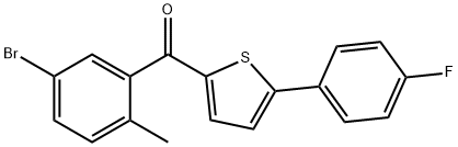 (5-broMo-2-metilfenil) (5-(4-fluorofenil)tiofen-2-il) metanona