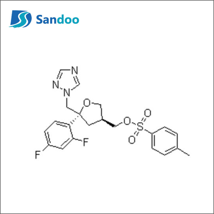 (5R-Cis)-Tolueno-4-Azido sulfonikoa 5-(2,4-Difluorofenil)-5-(1H-1,2,4-Triazol-1-Yl)Metiltetrahidrofuran-3-ilmetil ester