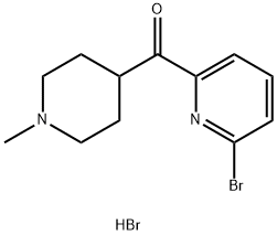 (6-bromopiridin-2-il)-(1-metilpiperidin-4-il) metanona bromhidratoa