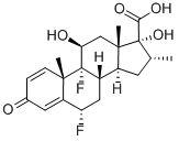 (6a,11b,16a,17a)-6,9-difluoro-11,17-dihidroxi-16-metil-3-oxoandrosta-1,4-diene-17-karboxilikoa azido