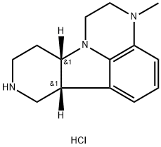 (6bR,10aS)-3-Metil-2,3,6b,7,8,9,10,10a-oktahidro-1H-pirido[3',4':4,5]pirrolo[1,2,3- de]quinoxaline klorhidrato