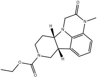 (6bR,10aS)-etil 3-metil-2-oxo-2,3,6b,7,10,10a-hexahidro-1H-pirido[3',4':4,5]pirrolo[1,2,3 -de]quinoxaline-8(9H)-karboxilatoa