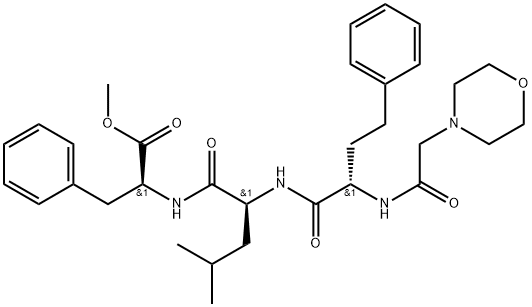 (alphaS)-alfa-[[2-(4-Morfolinil) azetil] amino] benzenebutanoil-L-leucil-L-fenilalanina metil ester