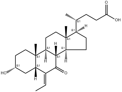 (E)-3α-hidroxi-6-etiliden-7-zeto-5β-cholan-24-oic azidoa