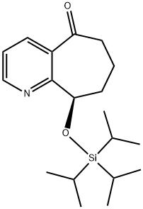 (R)-9-((triisopropilsilil)oxi)-6,7,8,9-tetrahidro-5H-ziklohepta[b]piridin-5-onhidrokloruroa