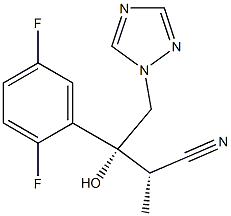 (αS,βR)-β-(2,5-difluorofenil)-β-hidroxi-α-metil-1H-1,2,4-triazol-1-butanenitrilo
