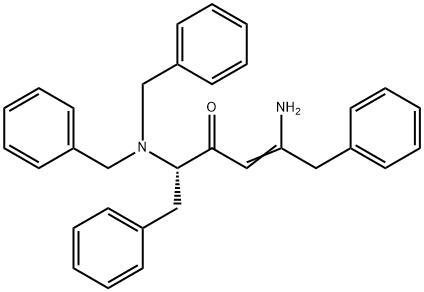 (S,Z)-5-Amino-2-(dibenzilamino)-1,6-diphenylhex-4-en-3-ona