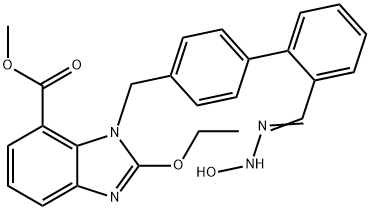 (Z)-metil 2-etoxi-3-((2'-(N'-hidroxicarbaMiMidoil)bifenil-4-il)metil)-3H-benzo[d] iMidazol-4-karboxilatoa