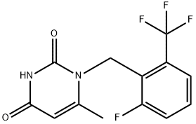 1-[2-Fluoro-6-(trifluorometil)benzil]-6-metilpirimidin-2,4(1H,3H)-diona