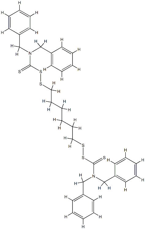 1,6-Bis(N,N′-dibenziltiokarbamoilditio)-hexano