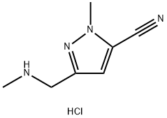 1-metil-3-((metilamino)metil)-1H-pirazol-5-karbonitrilo klorhidrato