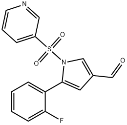 1H-pirrol-3-karboxaldehidoa, 5-(2-fluorofenil)-1-(3-piridinilsulfonil)-