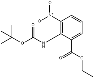2-[1,1-dimetiletil etoxikarbonil]amino-3-nitro azido bentzoiko etil ester