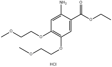 2-amino-4,5-bis (2-metoxietoxi) azido etil ester klorhidratoa