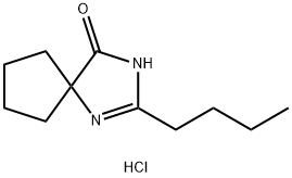 2-butil-4-espiroziklopentano-2-imidazolin-5-ona klorhidratoa