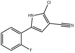 2-kloro-5-(2-fluorofenil)-1H-pirrol-3-karbonitrilo