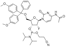 2'-Fluoro-N4-acetil-5'-O-(4,4'-dimetoxitritil)-2'-Deoxizitidina-3'-CE-Fosforamidita