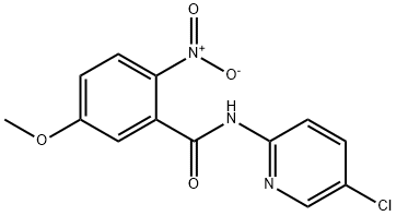 2-nitro-N-(5-kloro-piridin-2-il)-5-metoxi-benzamida