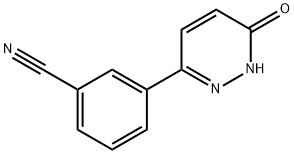 3-(6-Oxo-1,6-dihidro-3-piridazinil)benzonitrilo