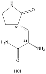 3-pirrolidinpropanamida, α-amino-2-oxo-, klorhidrato