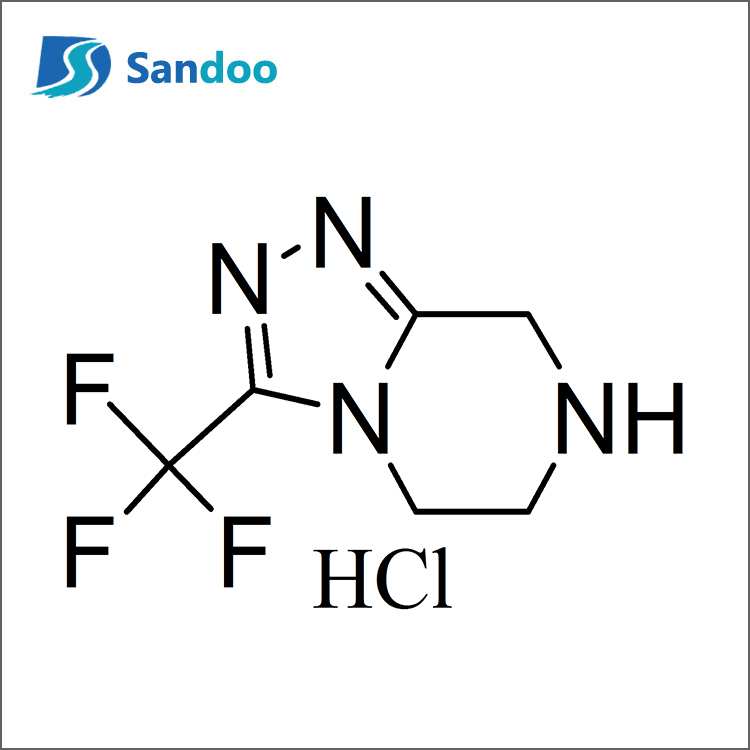 3-(Trifluorometil)-5,6,7,8-Tetrahidro-[1,2,4]Triazolo[4,3-α]Pirazina klorhidrato