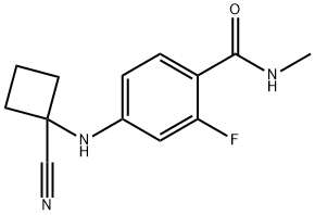 4-((1-zianoziklobutil)amino)-2-fluoro-N-metilbenzamida