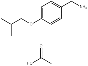 4-(2-Metilpropoxi)bentzenemetanamina azetatoa (1:1)