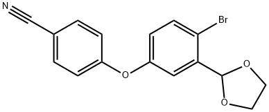 4-(4-BroMo-3-(1,3-dioxolan-2-il)fenoxi)benzonitrilo
