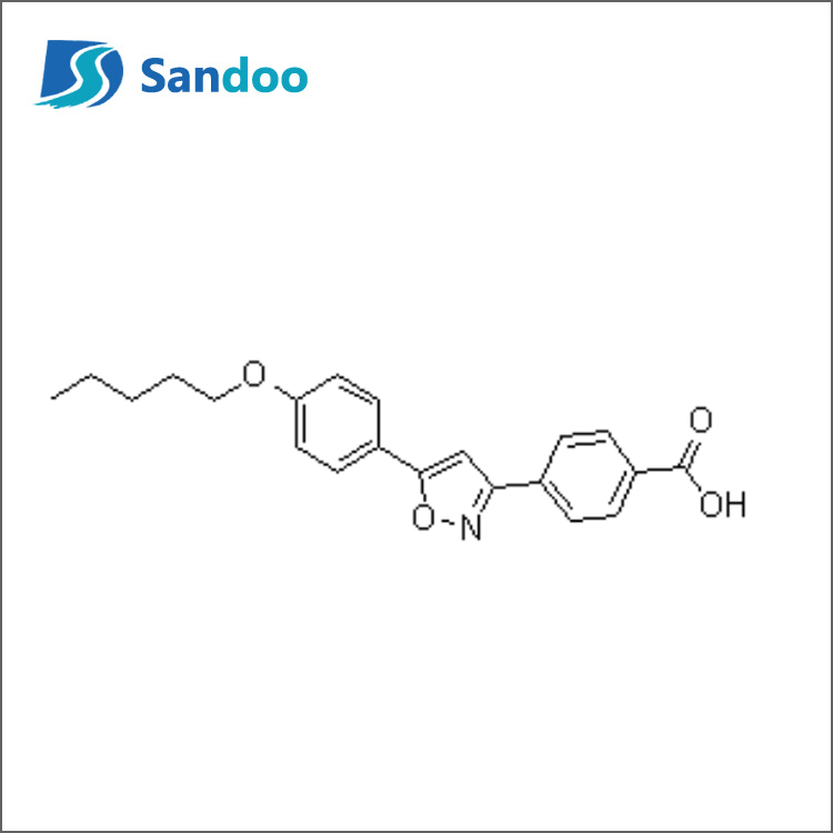 4-[5-(4-Pentiloxifenil) isoxazol-3-il] azido benzoikoa