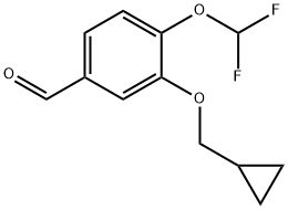 4-(Difluorometoxi)-3-(ziklopropilmetoxi)benzaldehidoa