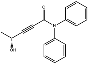 4-hidroxi-N,N-difenil-(4R)-2-pentinamida
