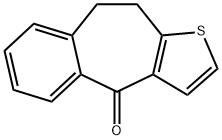 4-Oxo-9,10-dihidro-4H-benzo(4,5)-ziklohepta-(1,2b)tiofenoa