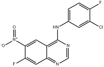 4-kinazolinamina, N-(3-kloro-4-fluorofenil)-7-fluoro-6-nitro-