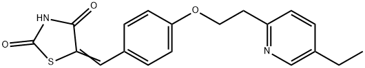 5-{4-[2-(5-Etil-2-piridinil)etoxil]benzildeno}-2,4-tiazolidindiona