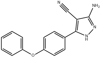 5-aMino-3-(4-fenoxifenil)-1H-pirazol-4-karbonitrilo