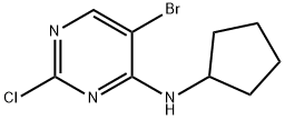 5-broMo-2-kloro-N-ziklopentilpiriMidin-4-amina
