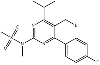 5-(Bromometil)-4-(4-fluorofenil)-6-isopropil-2-[metil(metilsulfonil)amino]pirimidina