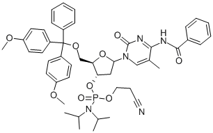 5'-O-(4,4'-DIMETOXYTRITIL)-5-METIL-N4-BENZOYL-2'-DESOXIZITIDINA-3'-(2-ZIANOETIL-N,N-DIISOPROPIL)FOSFORAMITOA