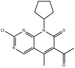 6-acetil-2-kloro-8-ziklopentil-5-metilpirido[2,3-d]pirimidin-7(8H)-ona