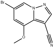 6-bromo-4-metoxipirazolo [1,5-a]piridina-3-karbonitrilo