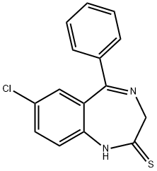 7-Kloro-1,3-dihidro-5-fenil-2H-1,4-benzodiazepina-2-tiona