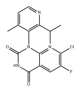 7-kloro-6-fluoro-(1M)-1-[4-metil-2-(propan-2-il)piridin-3-il]pirido[2,3-d]pirimidin-2,4(1H, 3H)-diona